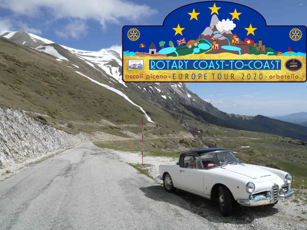 Alfa Giulietta on the Monte Vettore